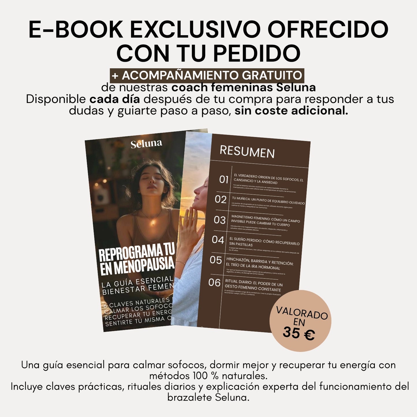 Seluna – La Pulsera Magnética Natural para la Menopausia